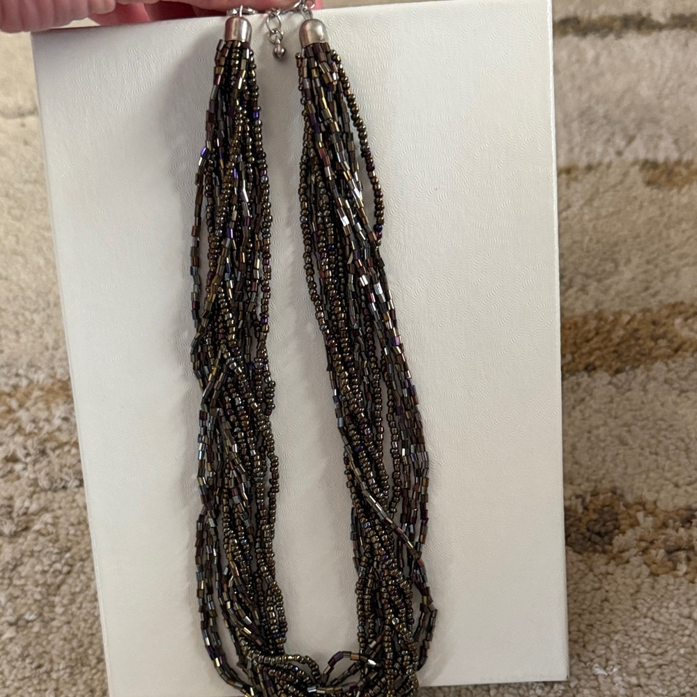 Premier Designs Multi-Strand Black Necklace - Picture 5 of 5